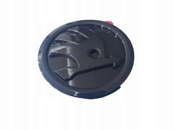 Logo Emblem For Skoda 100 Mm Svart Blank