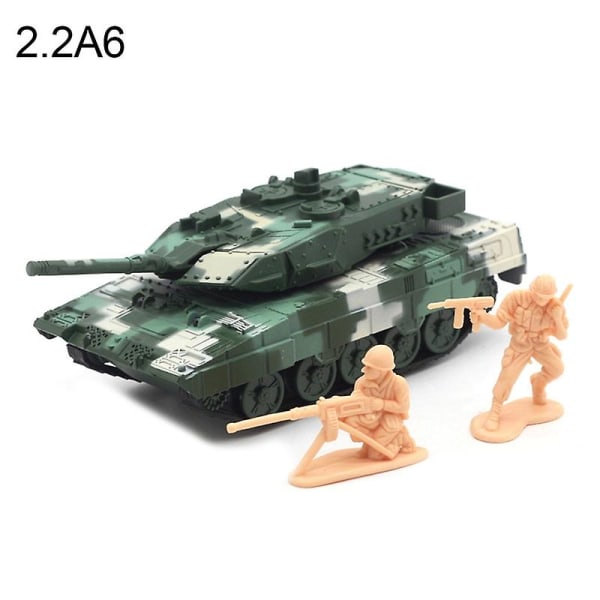 1/72 legeringssimuleret T99 Military Tank Solider-modeller med lydlys børnelegetøj