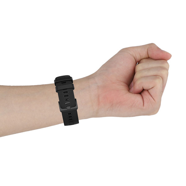 Polar Ignite/Unite armbånd silikone Sort