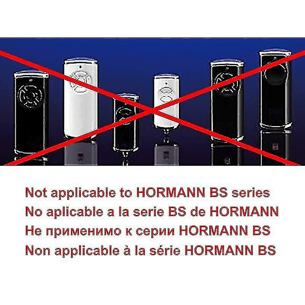 Hormann 868 Hs2 Hs4 Hse4 Hsm4 Hsm2 Marantec Garassikäyttöisen Oven Avaajan Digitaalinen 302 Kaukosäätimen Klooni Comp