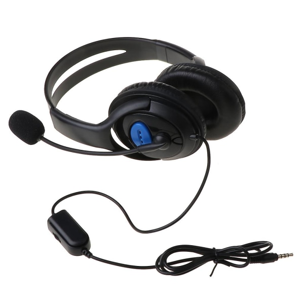 Over-ear Gaming Headset Mikrofon Kablet Stereo Hovedtelefon Til Pc