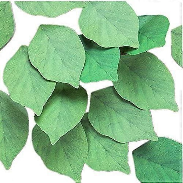 Bladformade Självhäftande Memoblock Anti-Glömska Påminnelse Lappar DIY Dekoration Hem Vägg/Fotovägg Dekoration, 50 Ark/Block, 8 Block, 400 Sidor Totalt 12