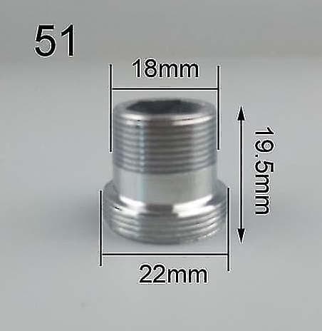 Mann 21 til mann 22 Lengre Adapter Renserkranlufter