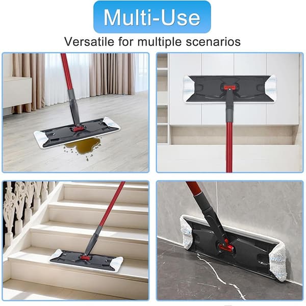 Mikrofibermoppdynor - 3-pack, kompatibla med Vileda H2Pro & O-Cedar H2Pro, för effektiv rengöring