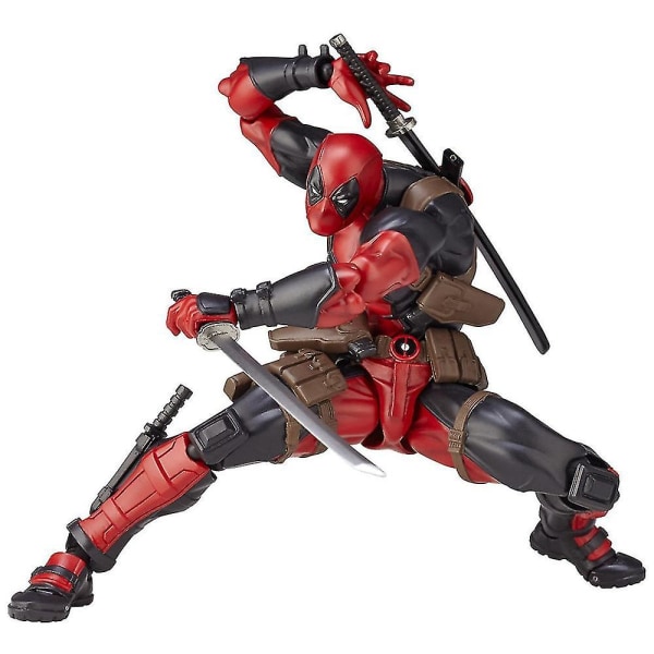 Deadpool Actionfigur Superhjälte Film Anime Samlarobjekt Modell Dockfigur Leksak Bil Dekoration