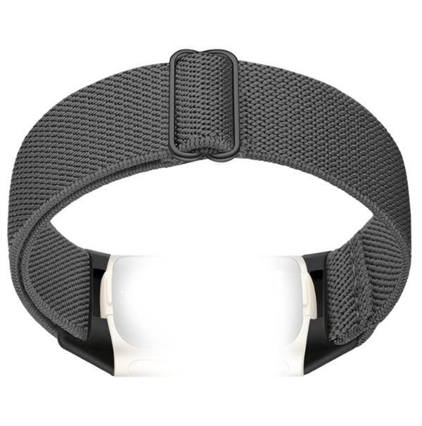 Nylonranneke Fitbit Charge 5/6:lle, tummanharmaa