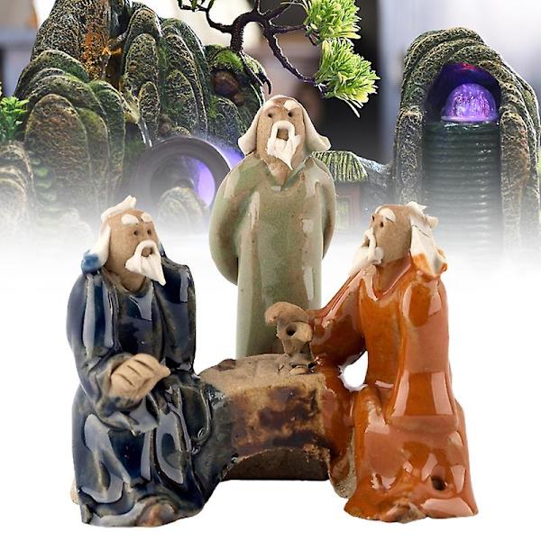 Miniatyrfigurer skrivebordsornament realistisk simulering dukkedekor leketøy for dukkehus