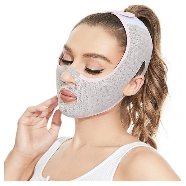 Skønhedsansigtsformning Søvnmaske, V-Line Ansigts Slankende Maske, Hage Strop, Ansigtsløftning Bælte, Stramning Hud, Skønhedshalsmasker