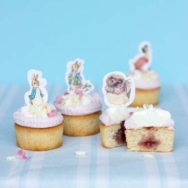 Peter Rabbit Party Picks | Børne 1. Fødselsdag Dåb Canape Flag x24