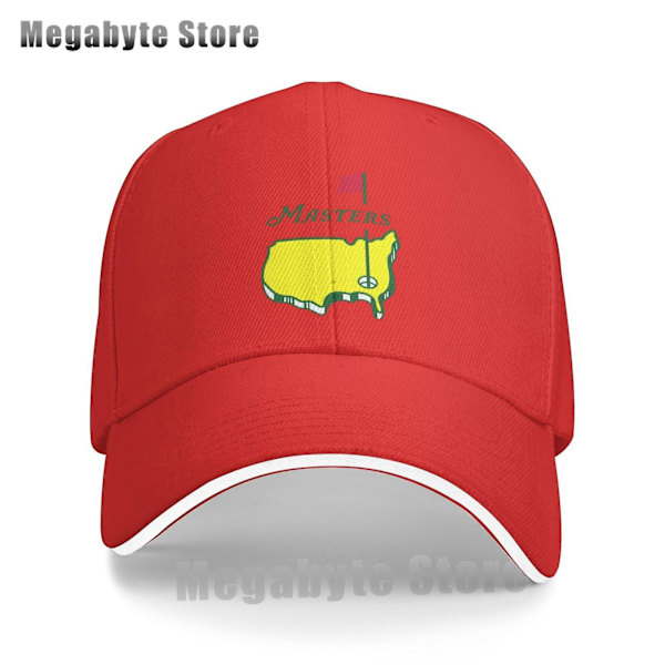 Masters Hat Golf Sport Cap Trucker Hat Justerbar Fashion Mesh Baseball Cap Fiskehatt Gåvor För Män Och Kvinnor 21