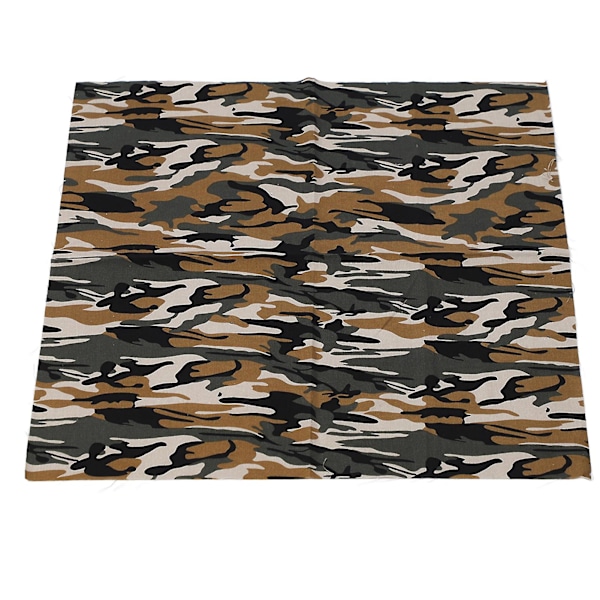 7 st. Kamouflagebomullstyg Kvadrat 48 cm Bredd Blandade Stilar Mjuk Andningsbar Patchworktyg För Hantverk DIY