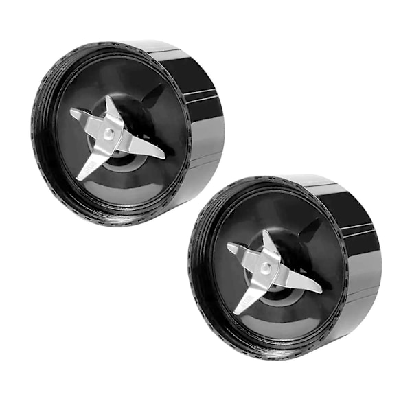 2 Pakk Erstatningskorsbladdeler for Magic 250w Blender, Juicer og Mixer, Blendererstatning