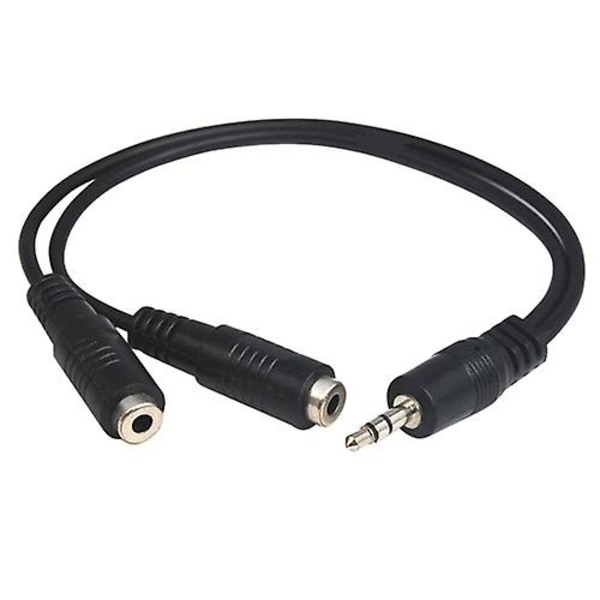 TRIXES 3.5mm Audio Headphone Splitter Cable Jack Lead Two Way