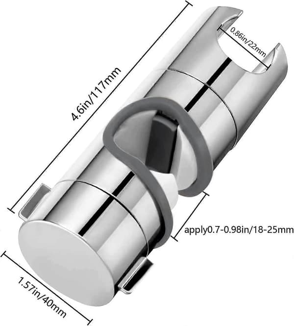 Dusjstang Slider, Justerbar Dusjhodeholder Erstatning Universal
