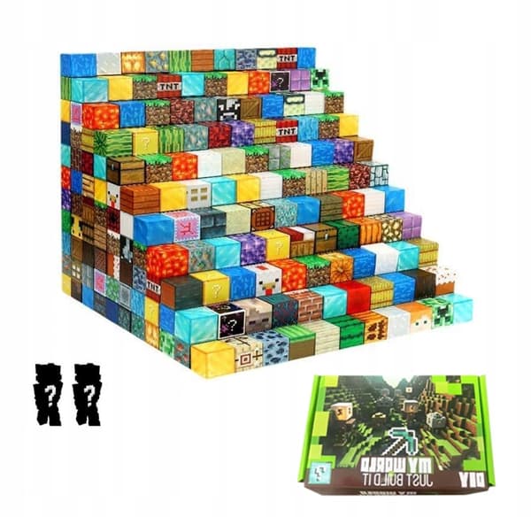 MAGNETISKE KLODSER MINECRAFT TERNINGER 100 KLODSER ARRANGEMENT TERNINGER