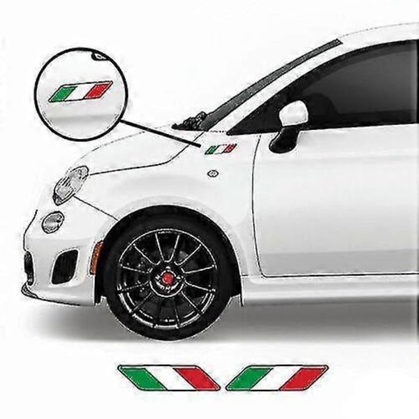 Italian Lippu Sivusiipi Raidat Fiat 500 Abarth Scorpion Vinyyli Tarrat