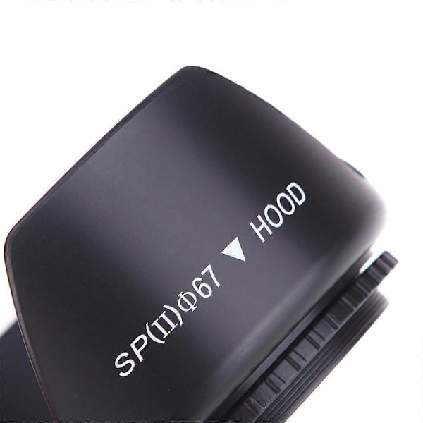 [Linshuv diameter 67 mm] Standard linshuv kamerans lins skydd blomma huv för 67 mm lins