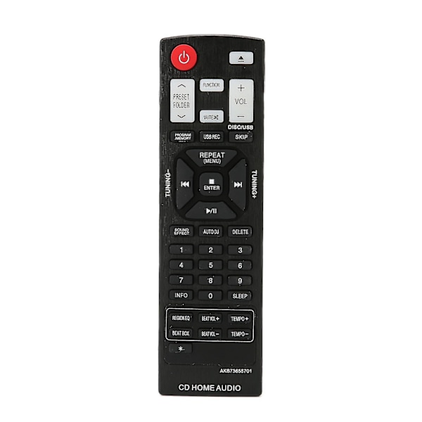 Fjernkontroll uten programmering nødvendig, erstatningsfjernkontroll for LG Mini HiFi-system Hjem o