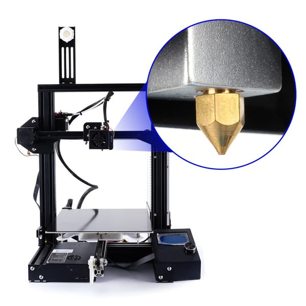 Ekstruder dyser til 3D-printere 8 stk Guld
