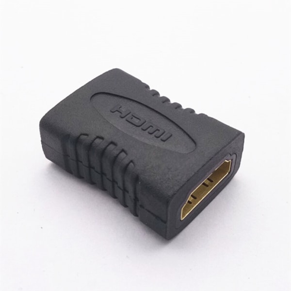 HDMI-kopplingsadapter, 2-pack guldpläterad hona till hona 4K HDMI-koppling HDMI-förlängningsverktyg