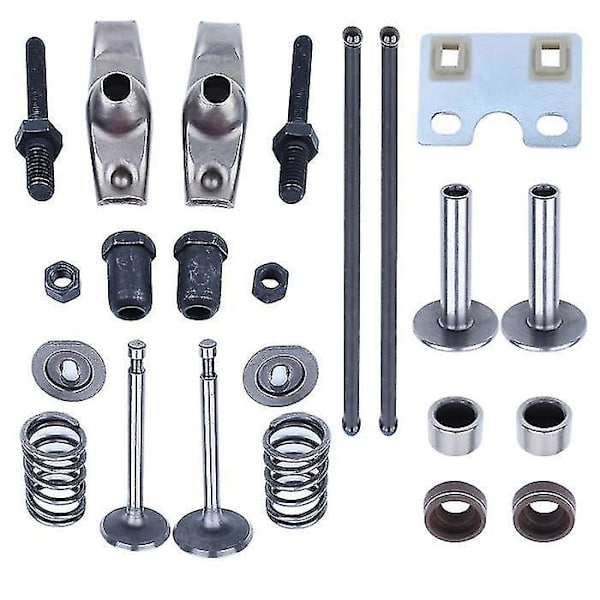 Generator Motorventil Push Rod Kompatibel Honda Gx340 Gx390 188f 5kw Med Guide Plade Vippearms Pivot Med Møtrikker