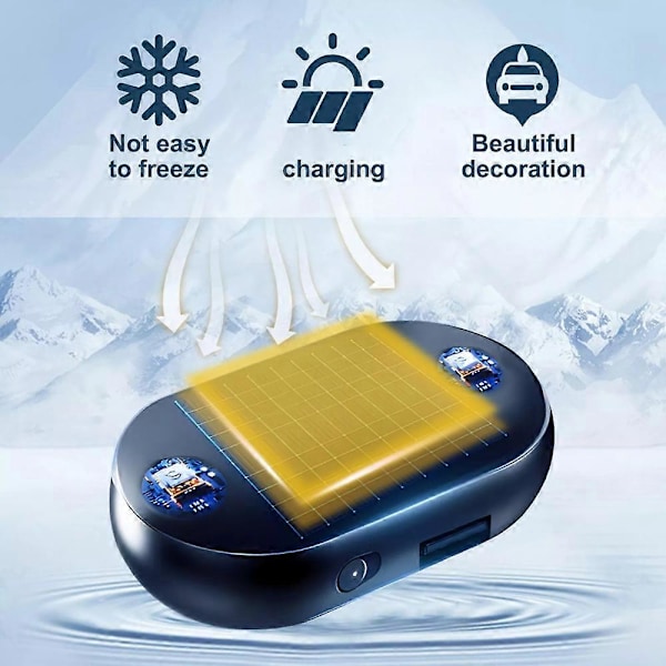 1 kpl Aurinkoenergiainen Pakkasneste Elektromagneettinen Molekyyli Tuulilasi Auton Lumenpoisto Laite Ikkunan Lasin Sumunpoisto & Sulatus & Jäänpoisto
