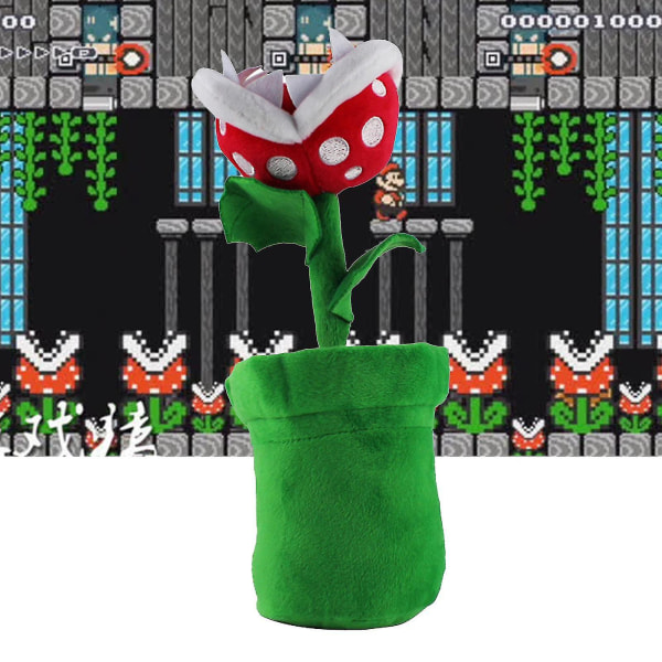 Mario Plys Legetøj Piranha Plant Design Simulation Pp Bomuld Børn Plys Dukke Legetøj Børn Gave