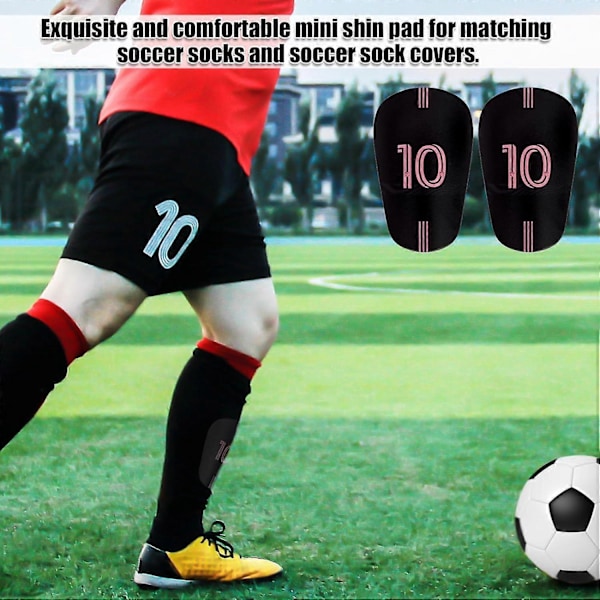 Mini Shin Guards, 3.94x2.36 Tuuman Mini Jalkapallo Shin Guards Mini Shin Pads Suojaavat Shin Guards Varusteet Miehille Naisille Pojille Tytöille Aikuisten Lapsille (S
