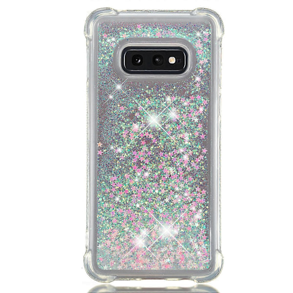 Kompatibel med Samsung Galaxy S10e Skal Glitter Vätska Transparent Glittrande Blank Kristallklar Flytande Flytande Sandskydd Tpu Silikon - Ljus Stift