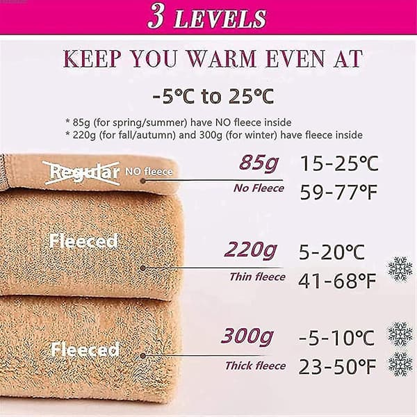 Dam Extra Tjocka Vintervarma Tights Termiska Dubbelfodrade
