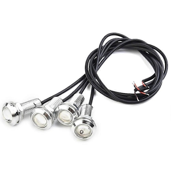 4 kpl Uusia DC 12V 3W Sinisiä LED Marine -valoja Venevalot Kohdevalaisin Kannettava Vedenpitävä Vedenalainen Auto Kuorma-auto Vene Lamput