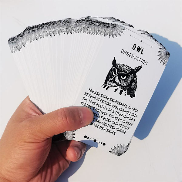 Spirit Animal Oracle -kortit - 54 Tarot-pakan ja Oracle-pakan setti Tarot-kortit Perhe Ystävät Juhlapeli