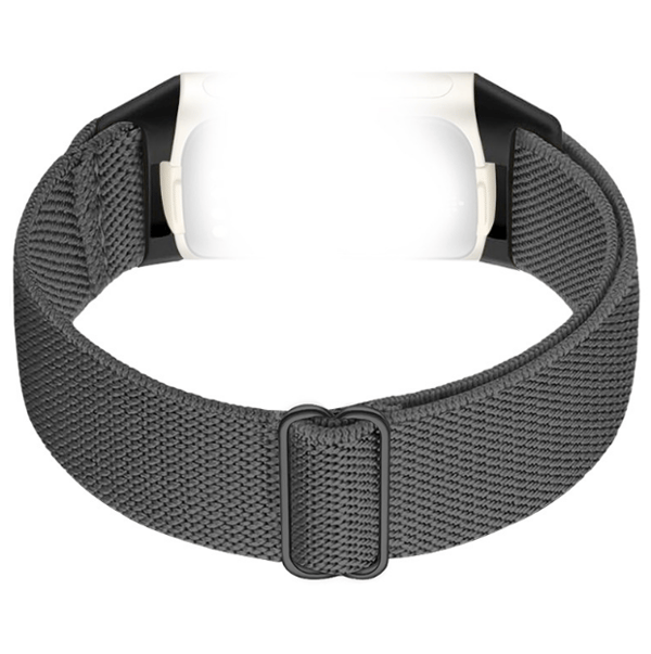 Nylon urrem til Fitbit Charge 5/6 Mørkegrå