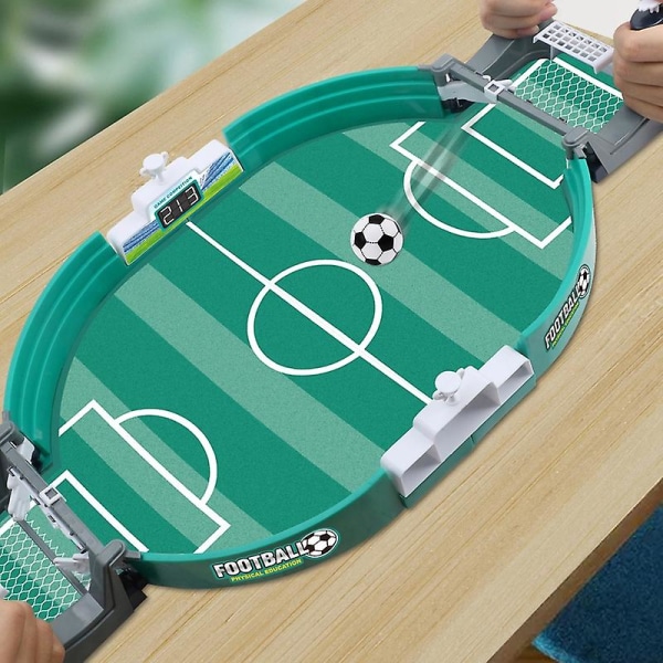1 sæt bordfodboldlegetøj med resultatindikator Interessant forældre-barn interaktiv bordfodbold brætspil til underholdning C