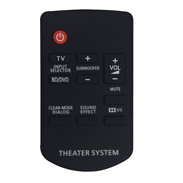 Fjärrkontroll för Panasonic N2QAYC000027 BT Hemmabio SoundBar Ljudsystem