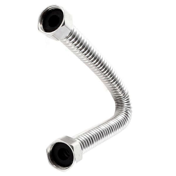 Dusjhode 19mm Rustfritt Stål Dusjslange 30cm Sølv