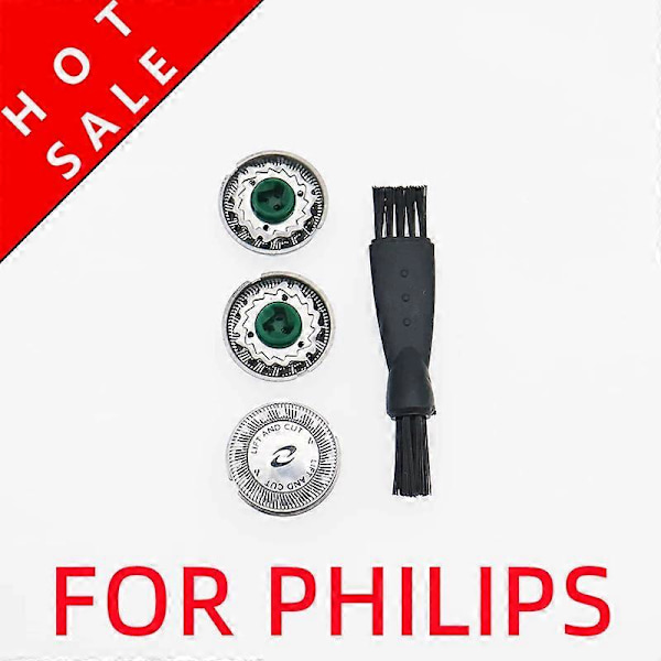 3 x Rakapparatshuvud/Blad/Skär för Philips Norelco HQ7380 HQ7360 HQ7390 HQ7110 HQ7120 HQ7140 PT710 PT715 PT725 PT720 HQ600 Rakapparat