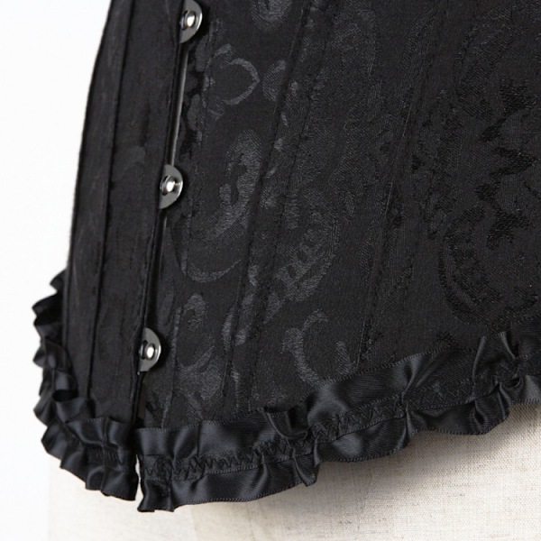 Kvinnors Blommig Korsett Braless Axelbandslös Underkläder m