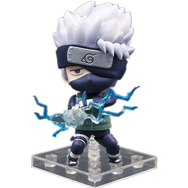 Naruto Shippuden Hatake Kakashi Q Version Nendoroid Action Figures With Accessories Movable Anime Figures Statue Toy Game D