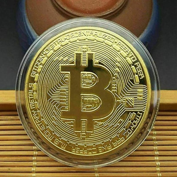 Kultainen Bitcoin-juhlaraha