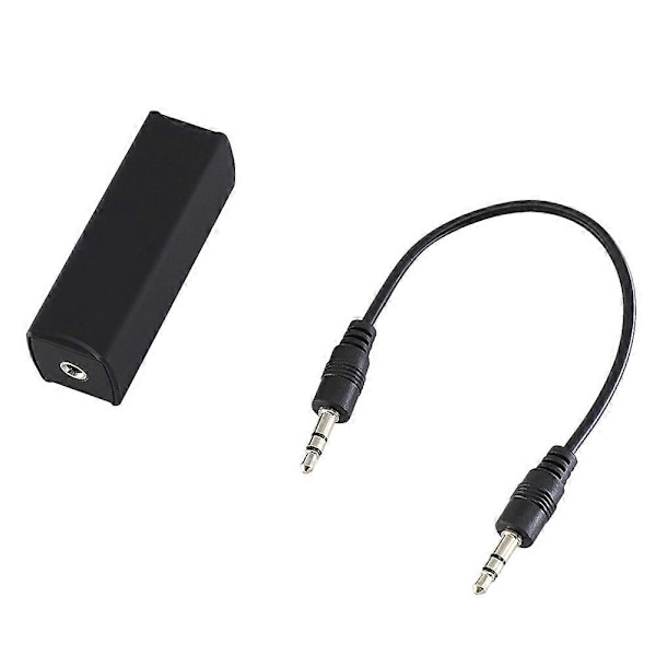 Jordloop Isolator Anti-Interferens Tillbehör med 3.5mm Kabel, Stereo Bil Ljud Aux