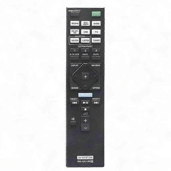 STR-DN850 STR-DN1050 Erstatningsfjernkontroll RM-AAU189