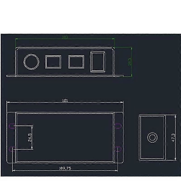 Dc 0-10v Dimmer Switch Serieforbindelses Synkronstyring Rotations On/off kompatibel med 0/1-10v Dæmpbar Led