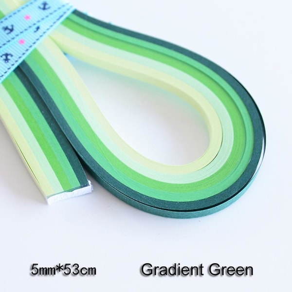 Quilling-strimler Quilling-papirsæt i alt 900 strimler 9 slags gradientfarver til hjemmets klasseværelsesbutik 9 Colors 900pcs