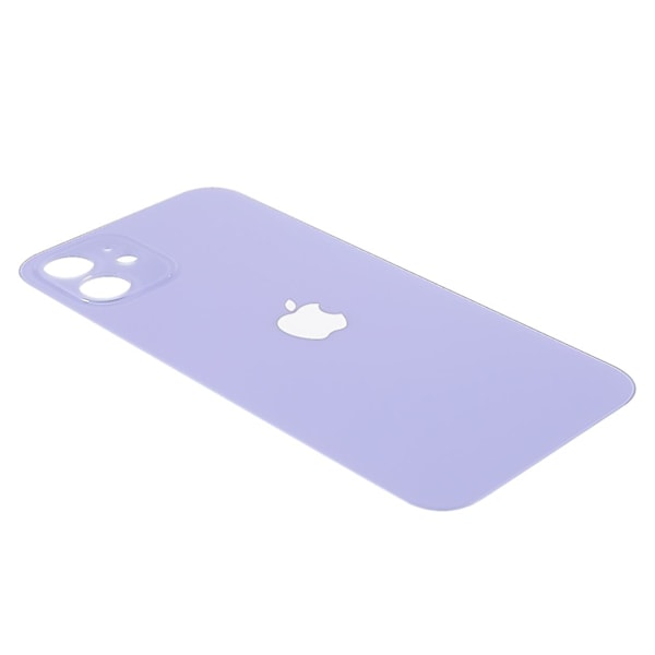Batterihus til iPhone 12 Reparationsdel (Kamerahul Standard Version) - Lilla 12