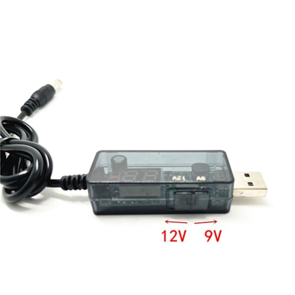Usb Dc5v - 12v 9v virtajohto Usb - Dc-liitinsovitinjohto Usb-tehostusvirtajohto