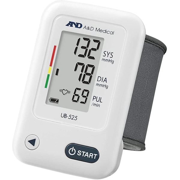 A&D Medical UB-525 Blodtrycksmätare för handled med screening för förmaksflimmer