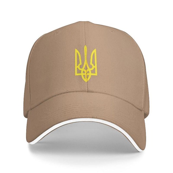 Muoti Ukrainan lippu Ukrainan unisex cap aikuisille säädettävä isähattu miehet naiset hip hop Khaki