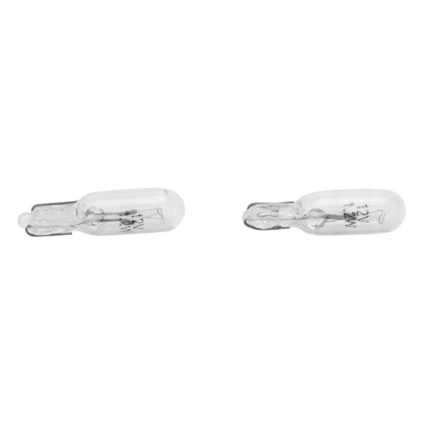 T5 12V 1.2W Halogenpære - 10-pakning, Bilinstrumentpanellampe, Auto Wedge Dashboardlampe