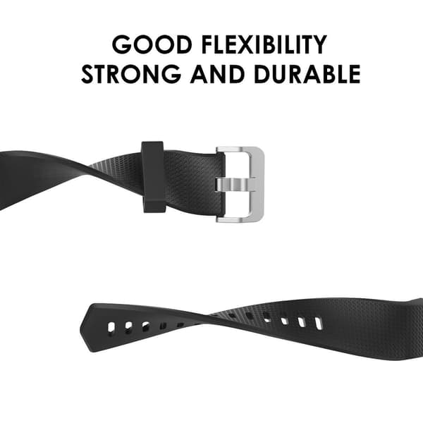Fitbit Charge 2 ranneke L harmaa